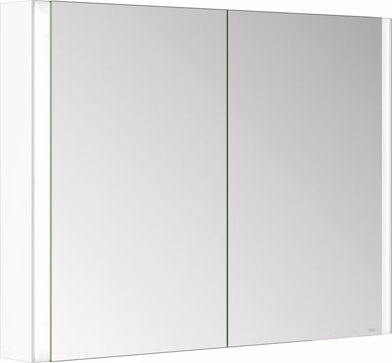 KEUCO SOMARIS Armoire de toilette murale 2 portes, avec miroir chauffant, 1000mm, 14503512101, 14503512101