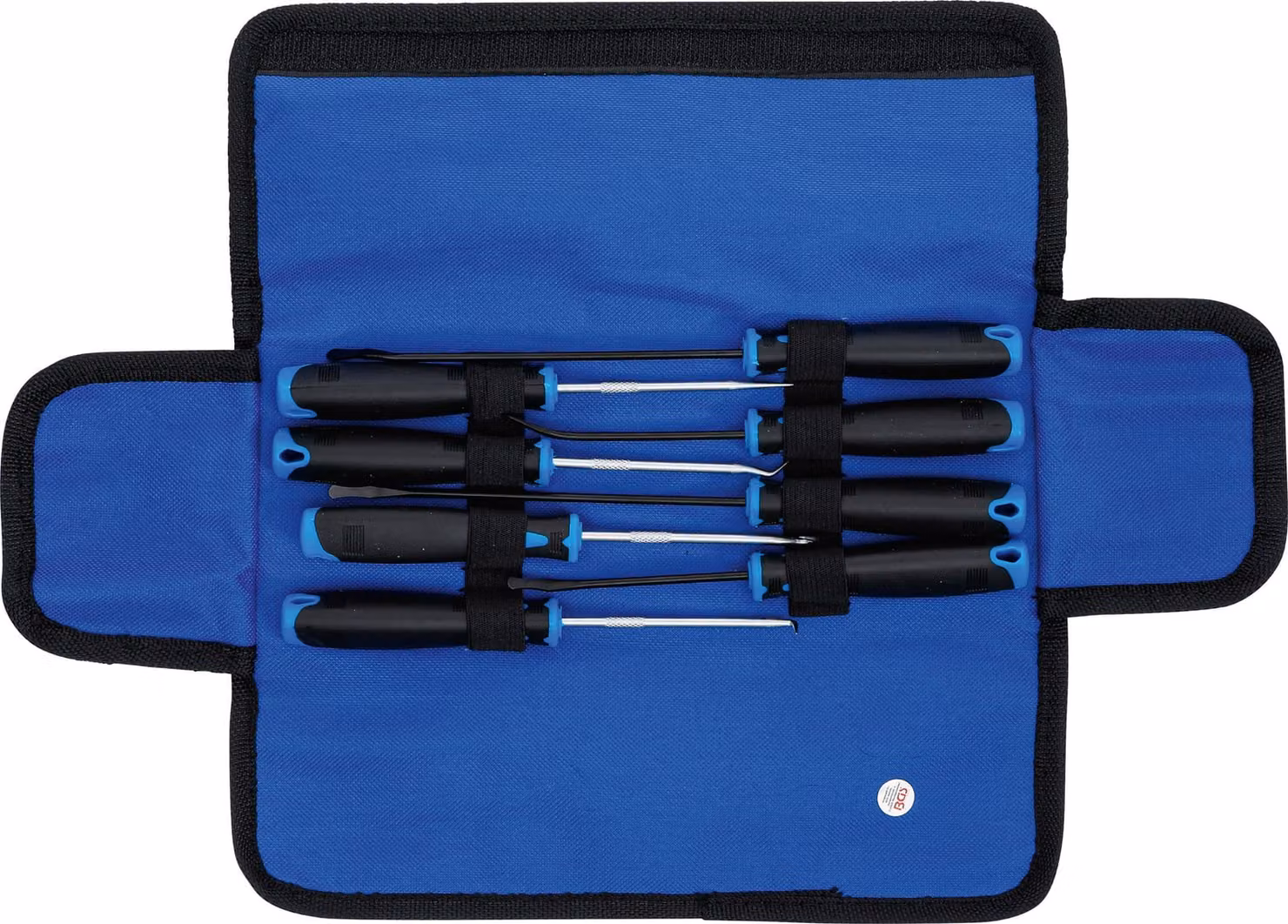 BGS Set di ganci con punte diritte e arrotondate 8 pezzi - 8638