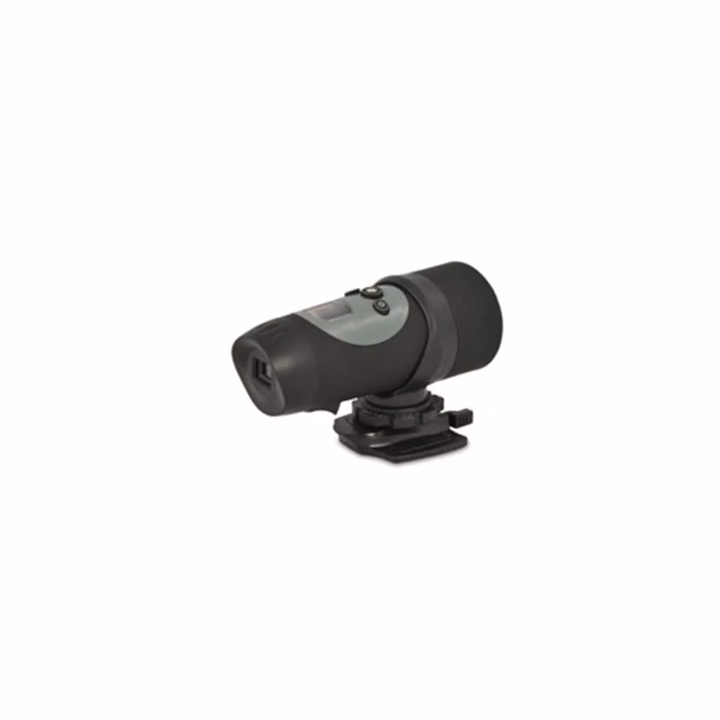 Fotocamera impermeabile per avventure, 720p, supporti e scheda SD da 1 GB