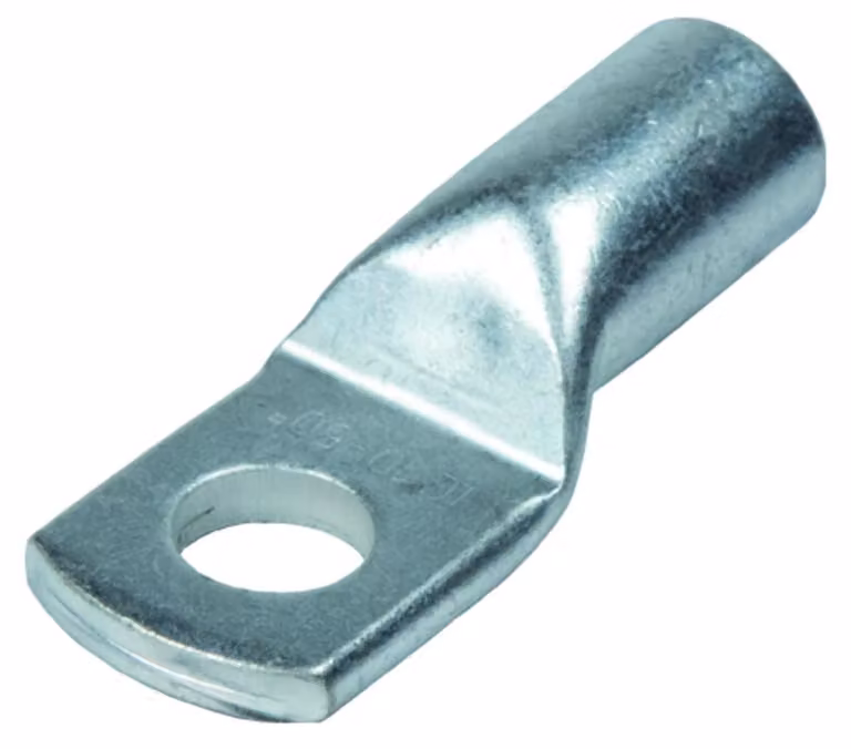 Capocorda tubolare 10qmm M5 galv. - Capocorda ad anello per fili di rame ICR105