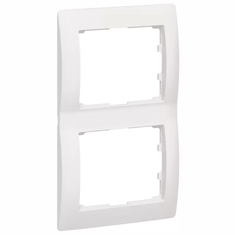 Legrand Sistena Life cornice verticale doppia perla 771506