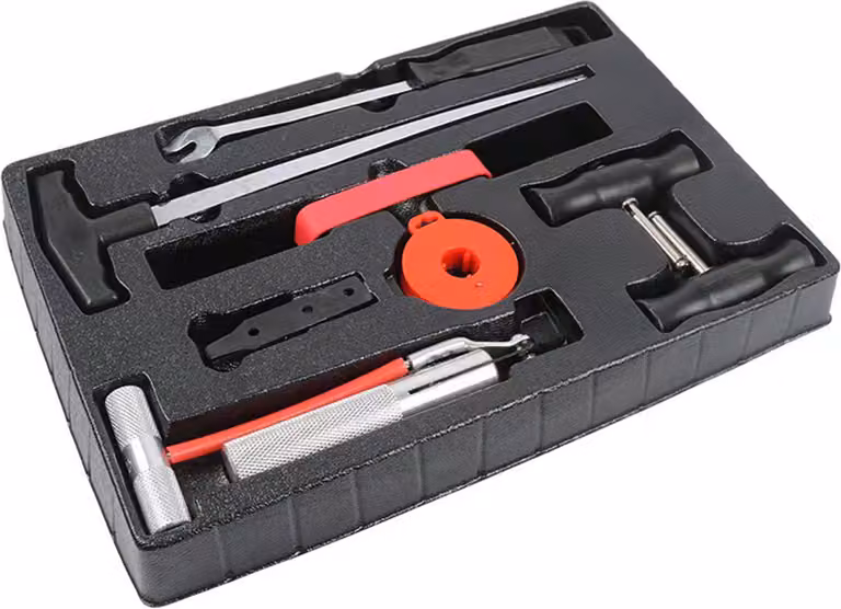 Kit di strumenti per la rimozione del parabrezza dell'auto Strumento di riparazione per la rimozione del parabrezza con impugnatura ergonomica Nero