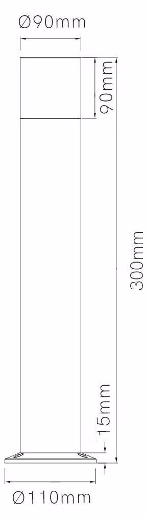 Proiettore LED da Esterno Tura XL 12W 3000K Bianco Opaco - Cilindrico 180 gradi Segnapasso - Beneito & Faure - Illuminazione per Giardini