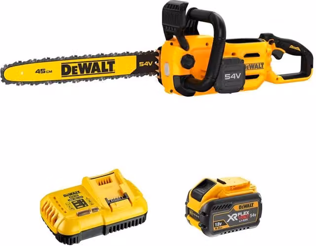 Elettrosega DeWalt DCMCS574X1 FlexVolt Gialla con 1 batteria 18V/54V 9,0 Ah e caricabatterie DCB118