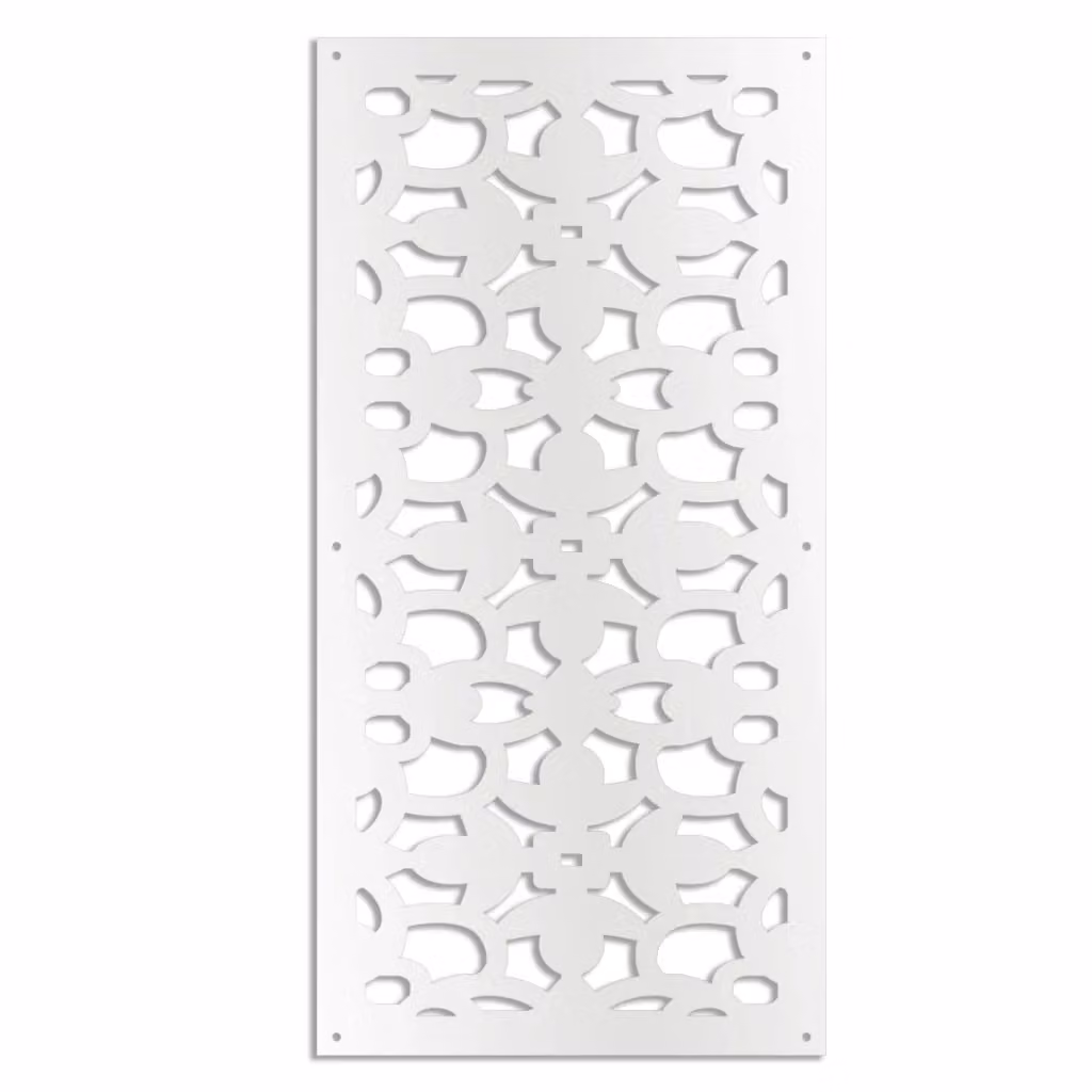 Pannello in PVC traforato parasole Signorbit colore bianco L: 98 cm, H: 198 cm – 2