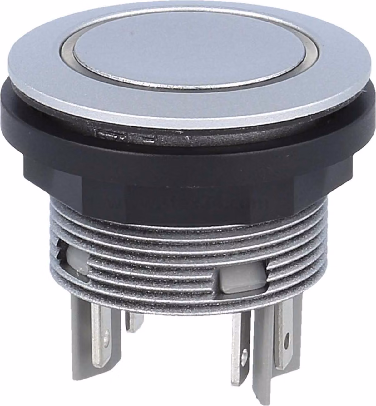 Georg Schlegel Pulsante con illuminazione ad anello, 1Ö + 1S illuminabile, rotondo, connettore piatto SHORTRON 2,8 mm x 0,8 mm - 1 pezzo