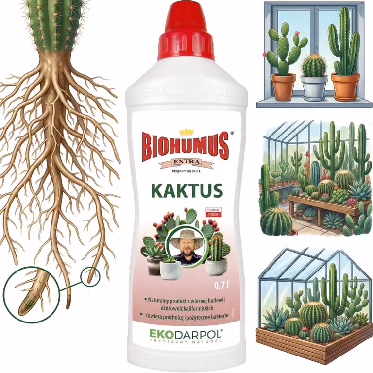 EKODARPOL BIOHUMUS EXTRA Kaktus, 0,7 litri