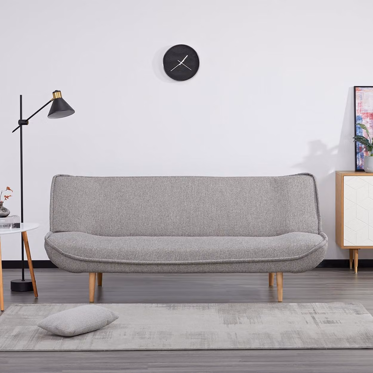 Divano letto clic clac 3 posti | Sofla Grigio
