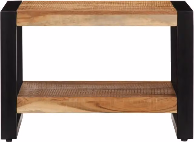 Tavolino da salotto quadrato vidaXL in legno di acacia marrone L/P/H: 60 x 60 x 40 cm – 1
