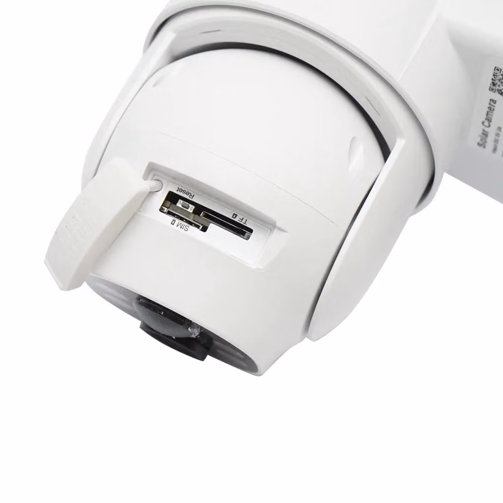 Telecamera di videosorveglianza PTZ Breckner Germany con pannello solare 5W, risoluzione 4MP, connessione WiFi e 4G, colore bianco – 2