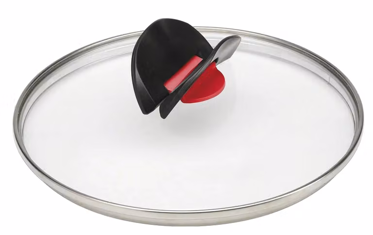 Coperchio in vetro con pomolo pieghevole Click & Cook, diam.24cm