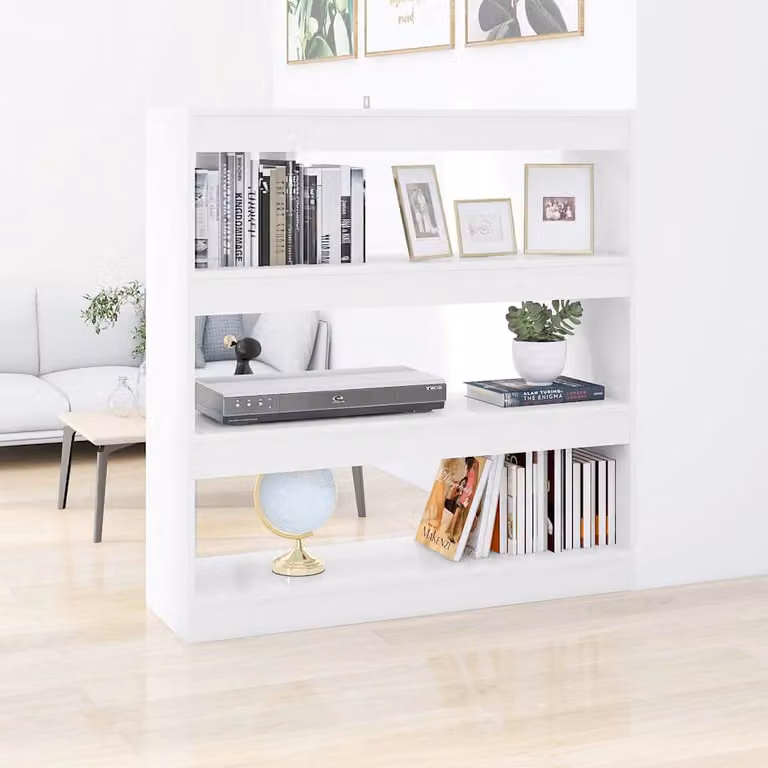 Libreria/Divisorio vidaXL Bianco L 100 x P 30 x H 103 cm