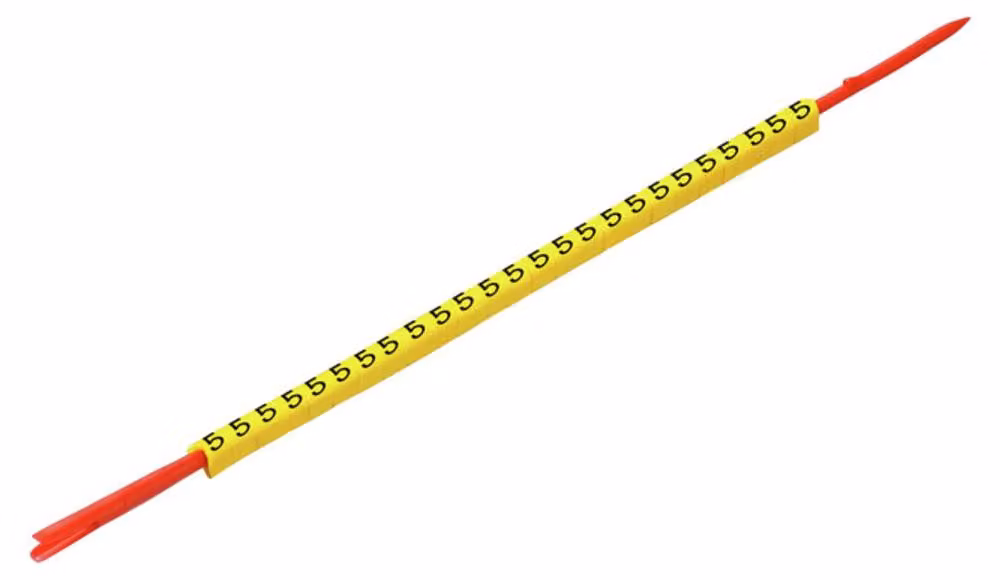 10 marcatori per cavi Weidmüller CLI R 02-3 GE/SW 3 0560001510