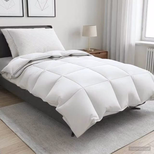 Set di piumoni in piume d’oca al 90% FULDA 3 pz 135 x 220 cm 3442665