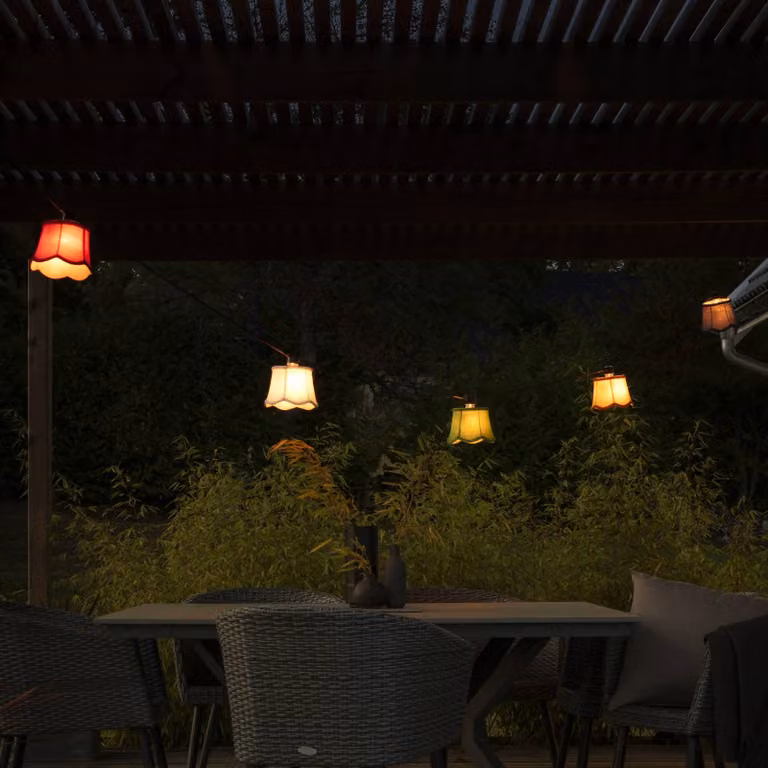 Konstsmide Christmas Set Basis per sistema di luci LED Party, multicolore, IP44 LED-Lichterkettensystem dimmerabile, Plastica, Scandinavo