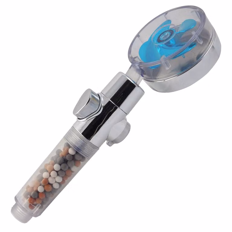 Pure Shower - Soffione doccia con filtro Jetstream - Blu