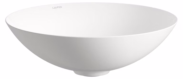LAUFEN CHARACTERS Cuvette de lavabo, ronde, sans trou pour robinet, sans trop-plein, 450x450x149mm, H512CA50001121, H512CA50001121