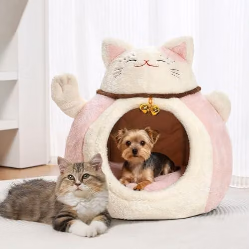 Trasportino portatile - Tenda pieghevole per cani - Cuccia da esterno - Gabbia ottagonale - Per gatti - Trasportino da interno per cuccioli - Gabbia - Facile da usare - Grigio 91x58 cm