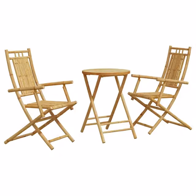 Set da Bistr¨° 3 pz | Set Salotto da Giardino in Bamb¨´