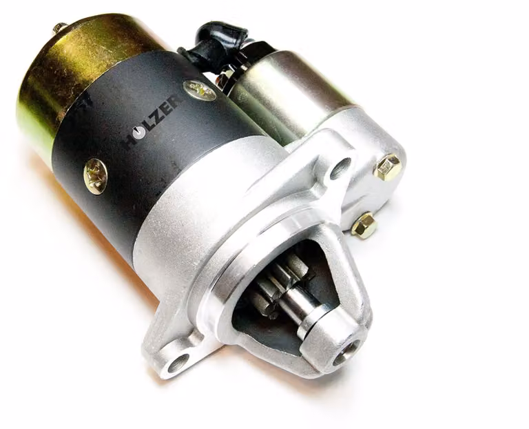 Avviatore elettrico per generatore diesel - 12 Volt, potenza 1,4 kW - Diametro del flangia: 66 mm