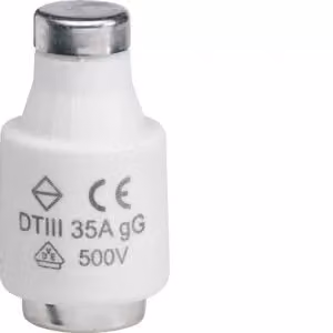 Fusibile Hager DIII T E33 50A 500V gG, rilevatore LE3350