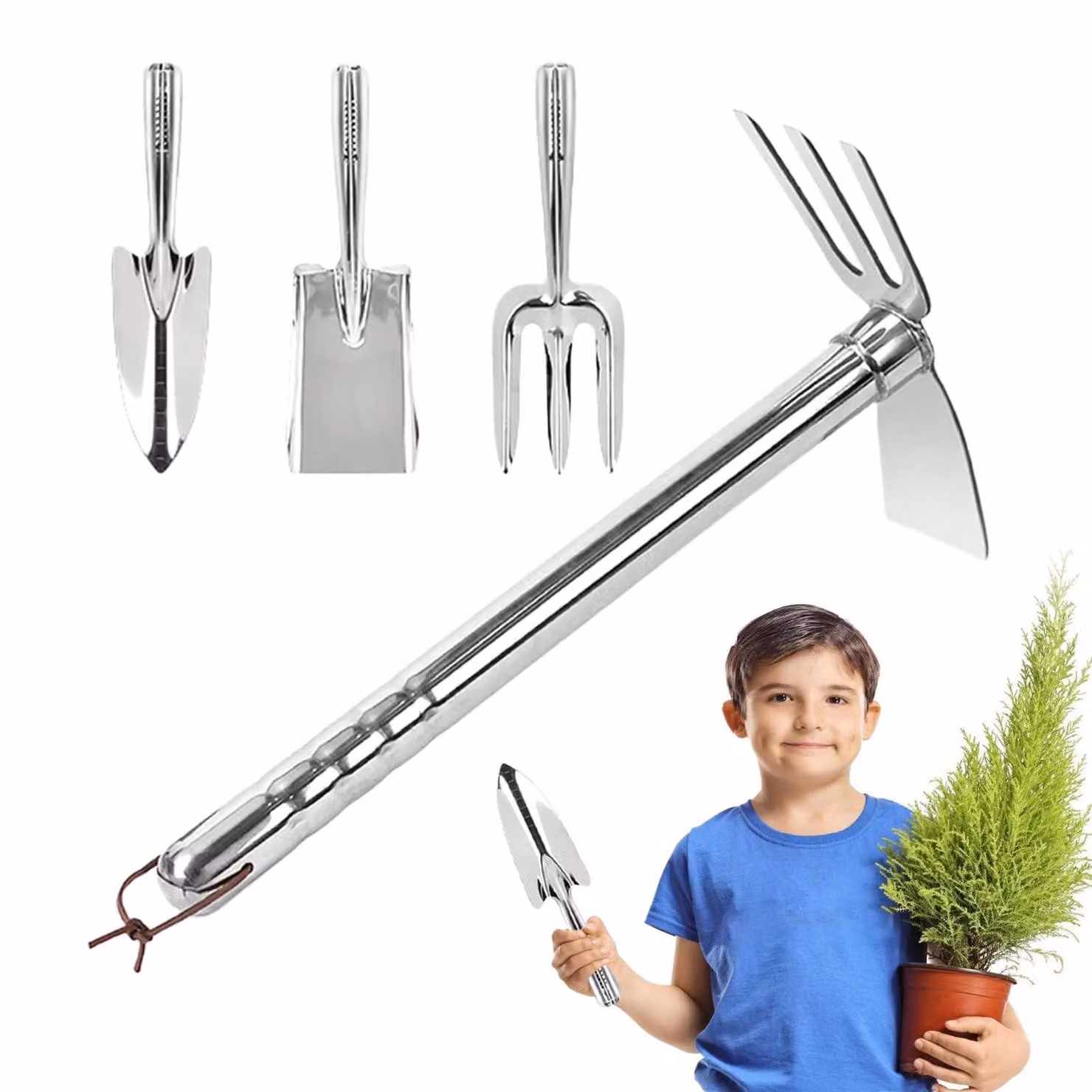 Set di attrezzi da giardinaggio per adulti e appassionati di giardinaggio