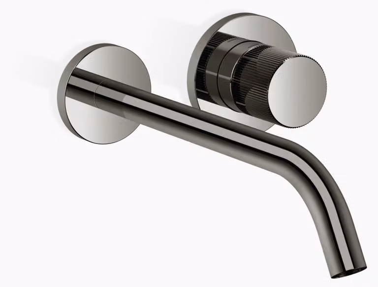 Dornbracht META PURE Mitigeur mural de lavabo sans vidage, saillie 250mm, bec fixe, 36861664-19, 36861664-19