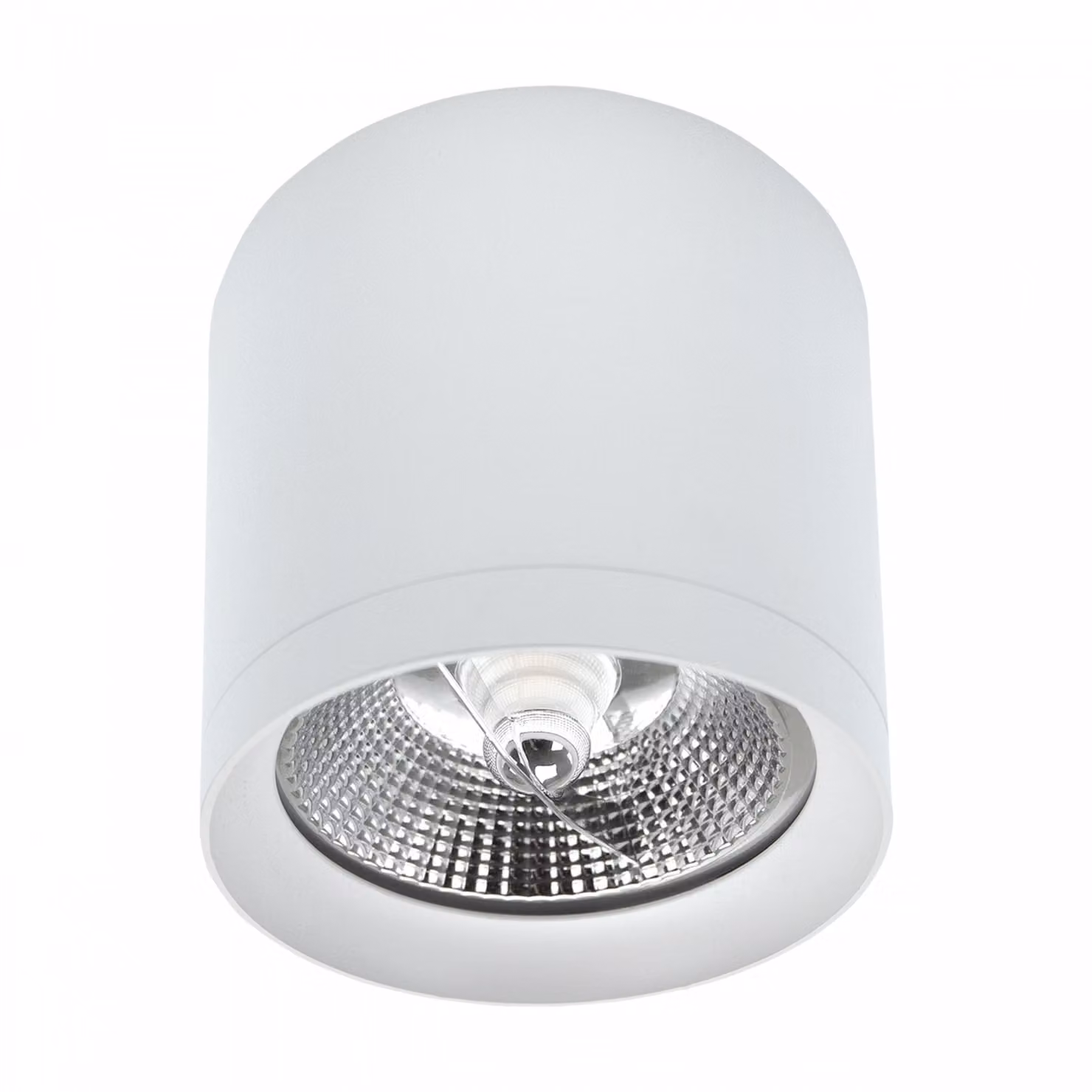 Faretto da incasso GU10 antiabbagliante CHLOE AR111 230V IP20 118x110mm rotondo bianco