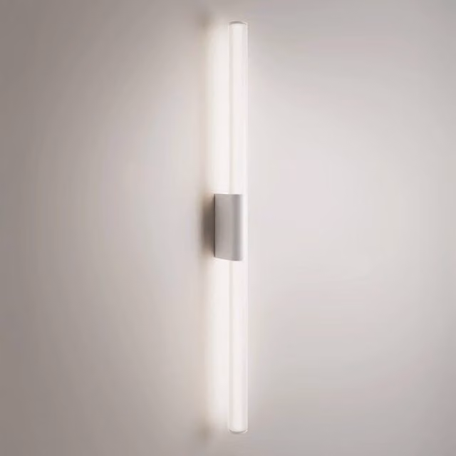 Lampada a LED Sticks di Zafferano per Parete o Soffitto, Struttura in Alluminio Bianco Opaco, 26.5W, IP54, Dimmerabile con Temperatura Colore Regolabile