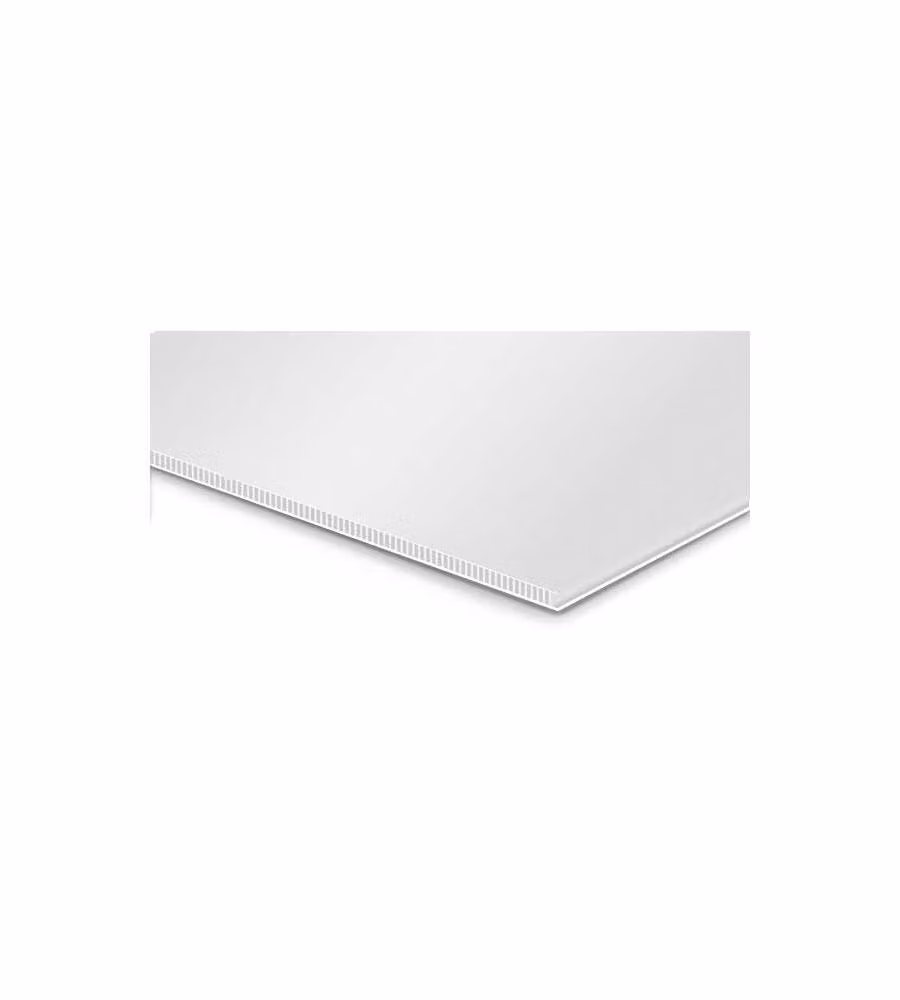 Lastra Polipropilene Alveolare - Bianco - 1500x500 mm