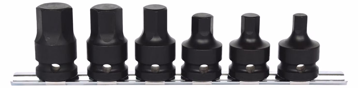KS TOOLS 1/2" Set di bussole corte 6 pezzi - 515.1102