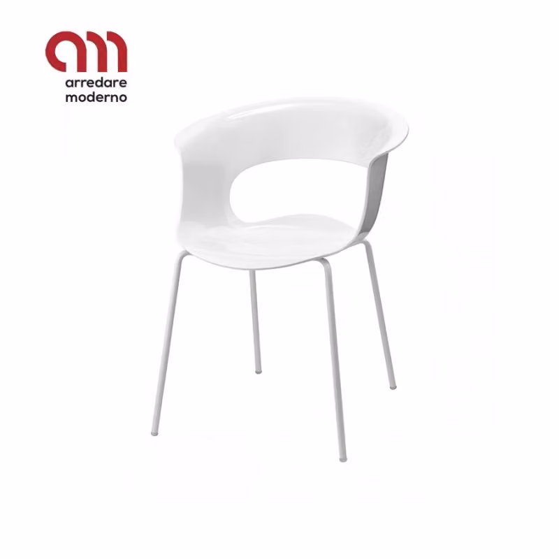 Sedia Miss B antishock 4 gambe telaio verniciato Scab