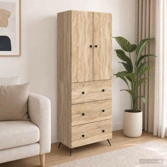 Set di armadi 2 pz 66 x 34,5 x 90 cm Legno ingegnerizzato 3416882