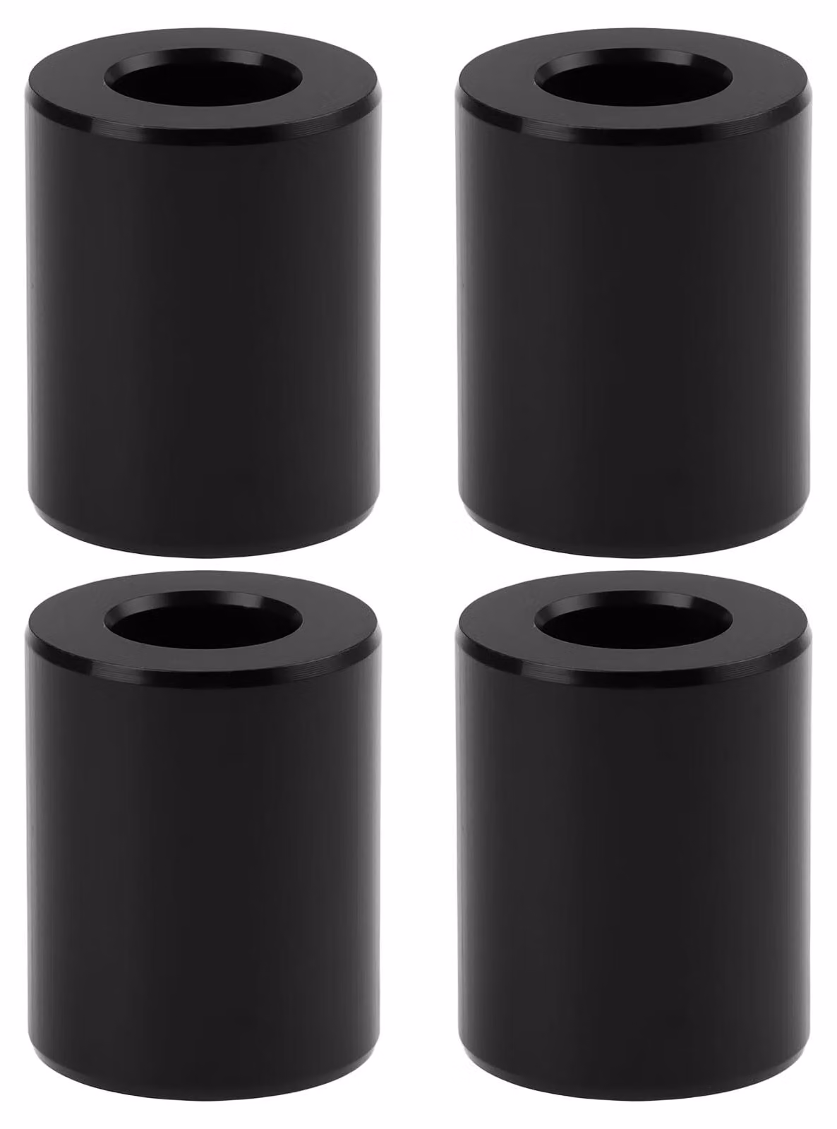 4 distanziatori in alluminio M8, dimensioni 8,2 mm x 16 mm x 20 mm, per valvole e teste di cilindro