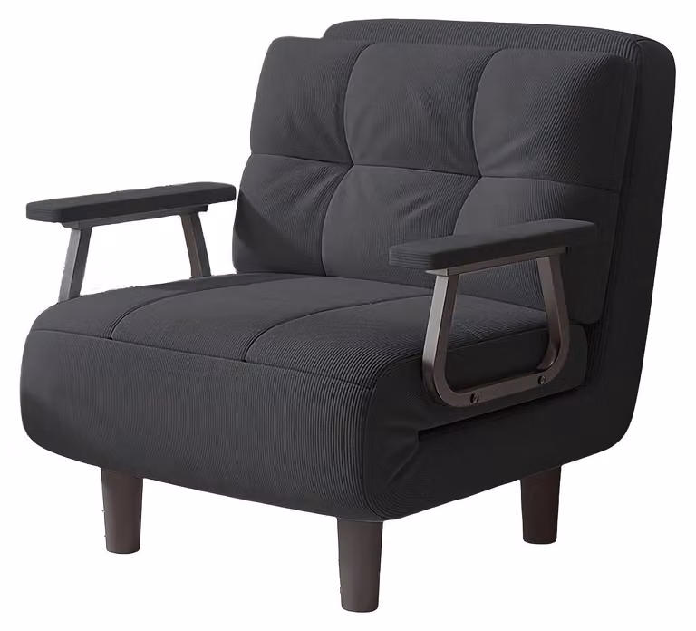 Divano letto - Letto a scomparsa - Divano trasformabile in letto - Divano letto - Letto per ospiti - Rivestimento in velluto a coste