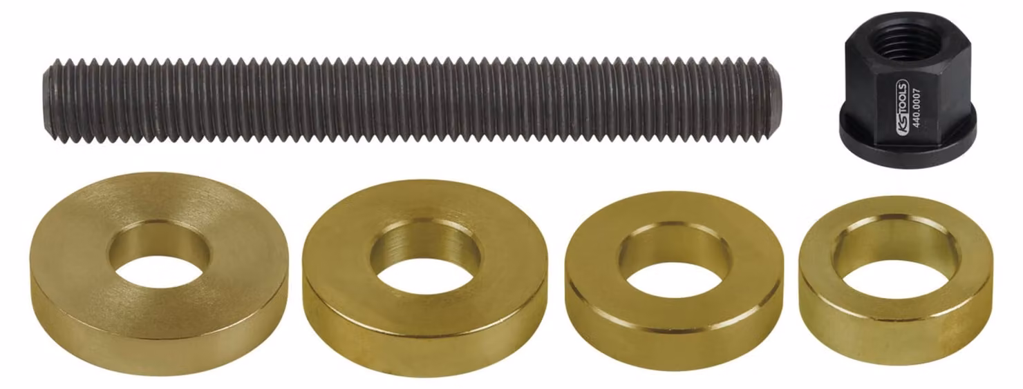 KS TOOLS Set per lo smontaggio dei mozzi ruota, 6 pezzi ( 440.0110 )
