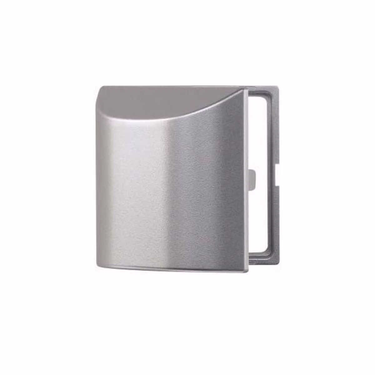 Anello intermedio con coperchio ribaltabile per inserti combinati secondo la norma DIN 49075, in alluminio, sistema M