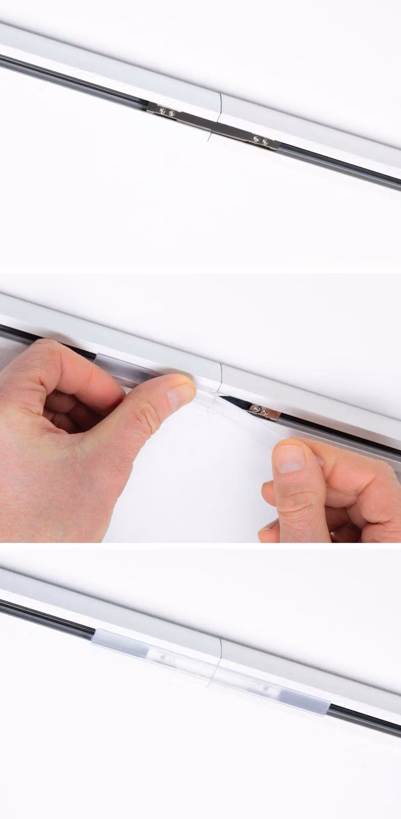 Accessori URail: inserto connettore, finitura satinata