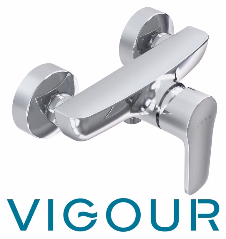VIGOUR derby V3 Miscelatore monomando a parete per doccia, cromato