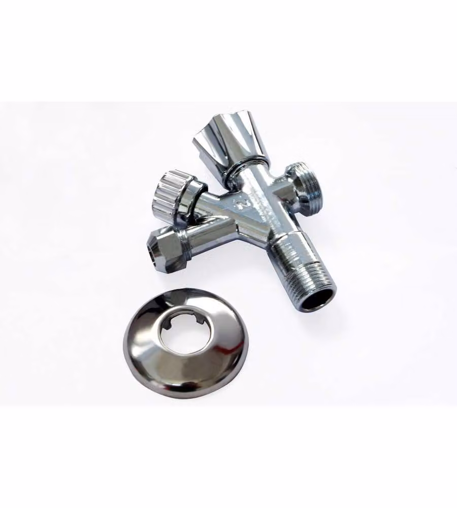 Rubinetto sottolavello combinato 1/2" - 3/8" - 3/4"
