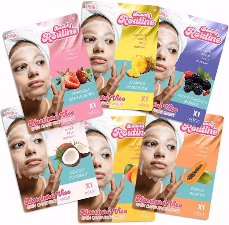 Maschera viso idratante