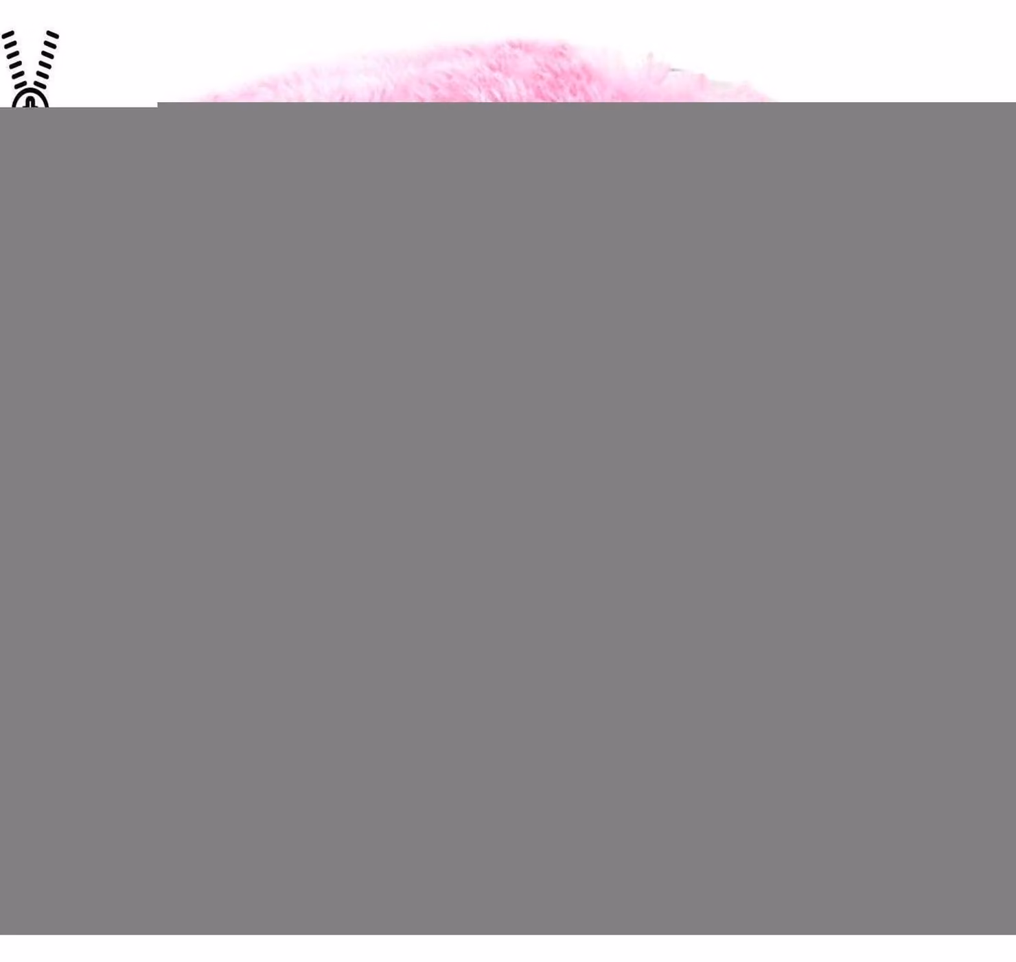 Cuccia per cani, forma a ciambella, morbida e peluche, lavabile, rosa, taglia 4XL (110 cm)