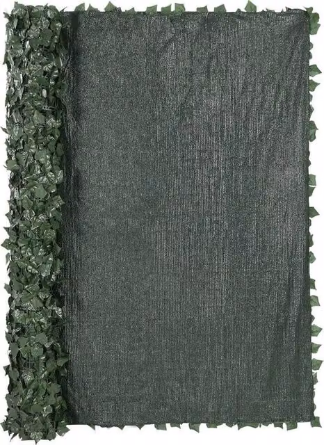 Siepe artificiale decorativa Vevor verde per parete con retro in metallo L: 410 cm, H: 150 cm