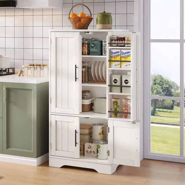 Armadio contenitore con ripiani regolabili luce LED a sensore e ante con motivo a onde 120 × 60 × 40 cm