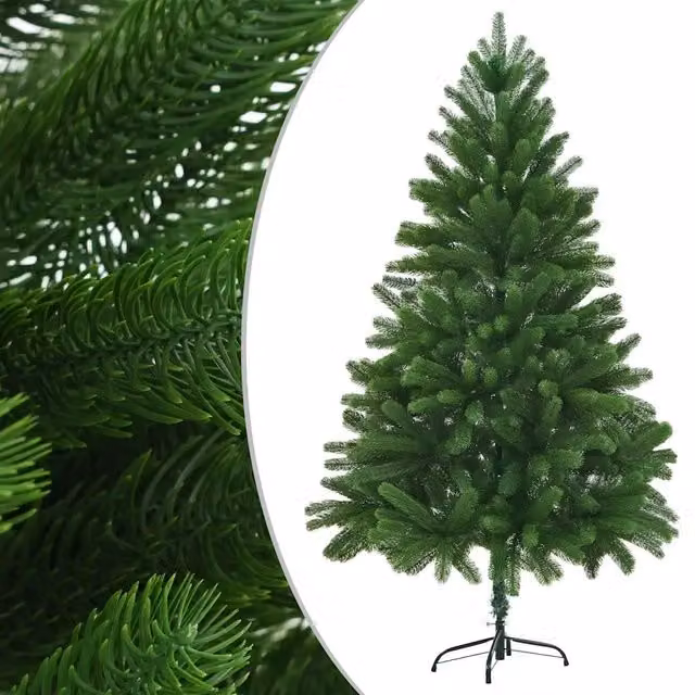 Albero di Natale Artificiale-Albero Natalizio Realistico con Punte 180 cm Verde