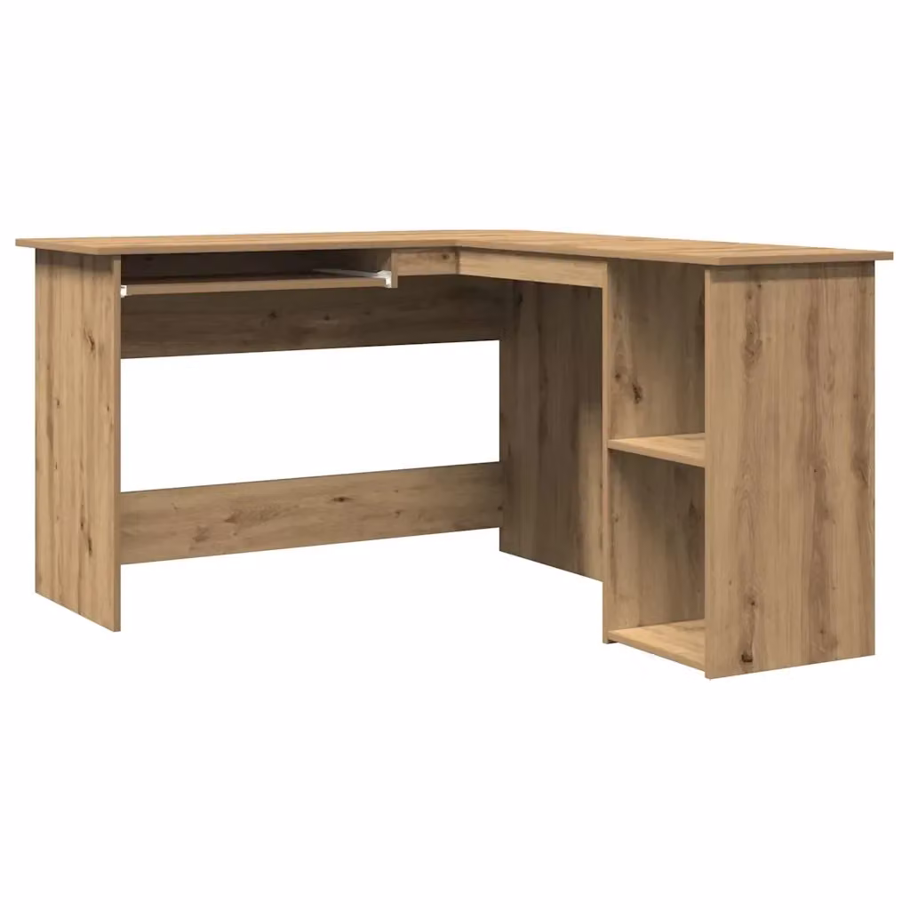 Scrivania angolare moderna vidaXL in legno marrone L/P/H: 120 x 120 x 75 cm – 2