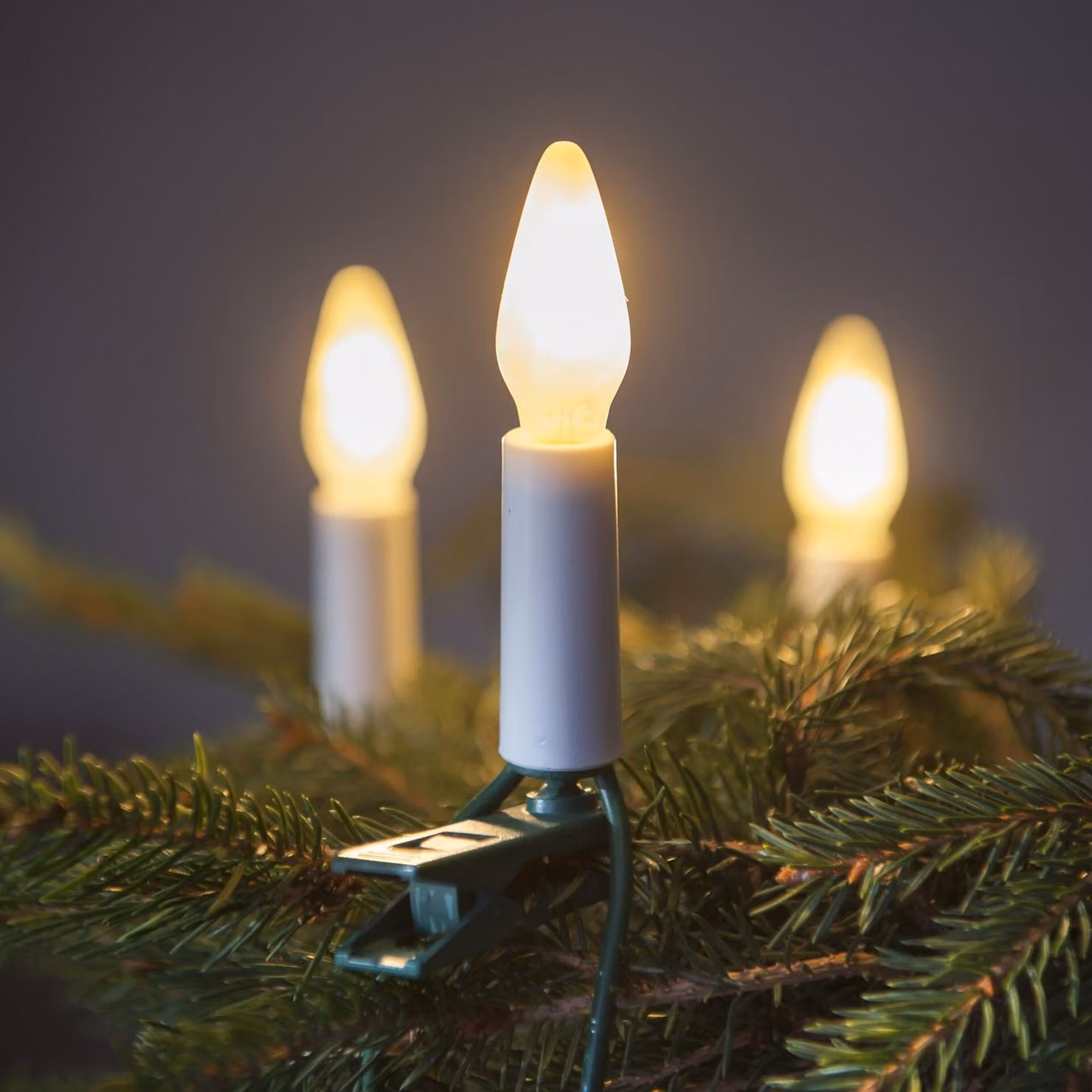 Lampada a filamento LED Exihand Felicia per esterni, bianca, SVP-20, espandibile, cablaggio verde + trasformatore di rete