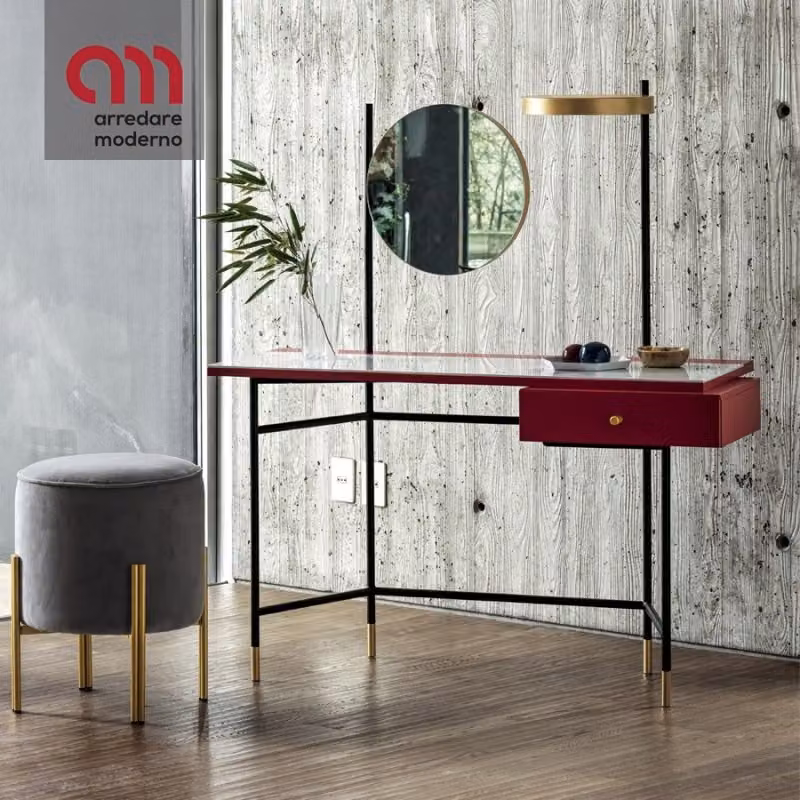 Scrittoio Vanity Bontempi Casa in acciaio