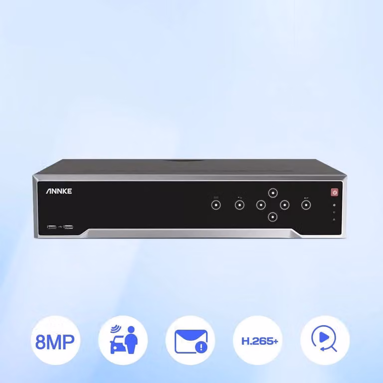 Registratore NVR PoE a 16 canali - Registratore di sicurezza - Registratore CCTV - Sistema di videosorveglianza - DVR di sicurezza