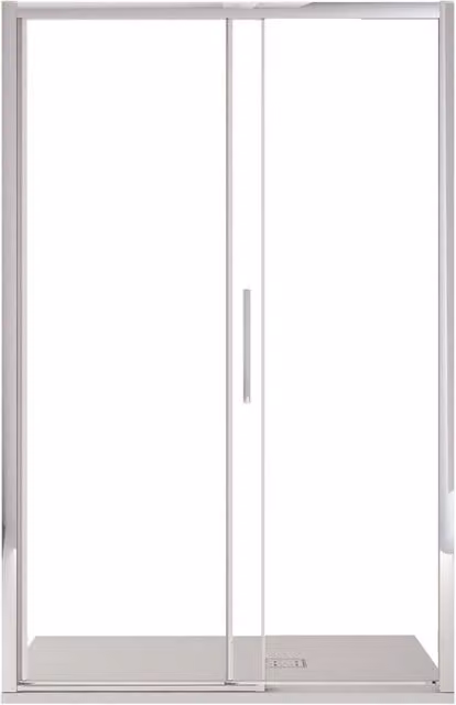 Porta Parete Doccia 150 cm 1 Anta Scorrevole in Cristallo Trasparente 6mm H195 Bonussi Eliane